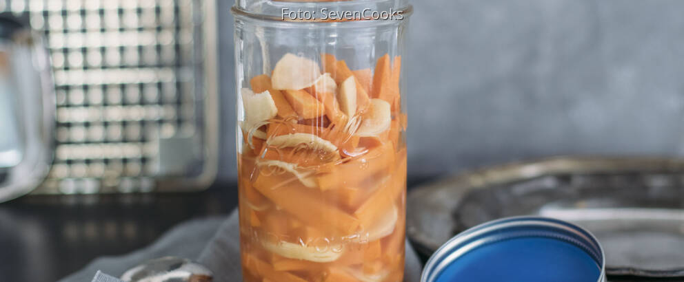 Veganes Rezept: Fermentierte Ingwer-Karotten