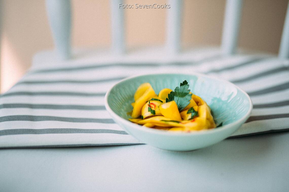 Veganes Rezept: Feuriger Mango-Salat