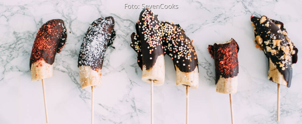 Veganes Rezept: Frozen Bananas