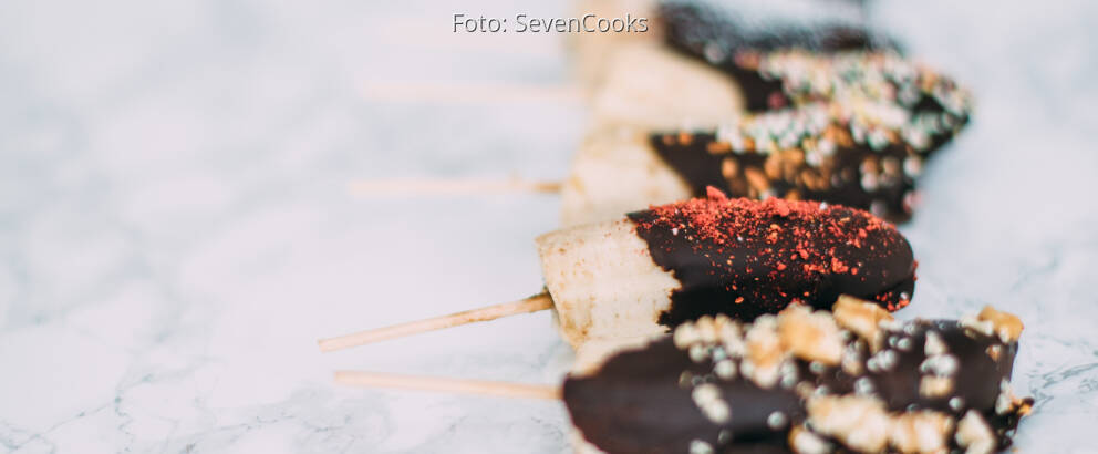 Veganes Rezept: Frozen Bananas