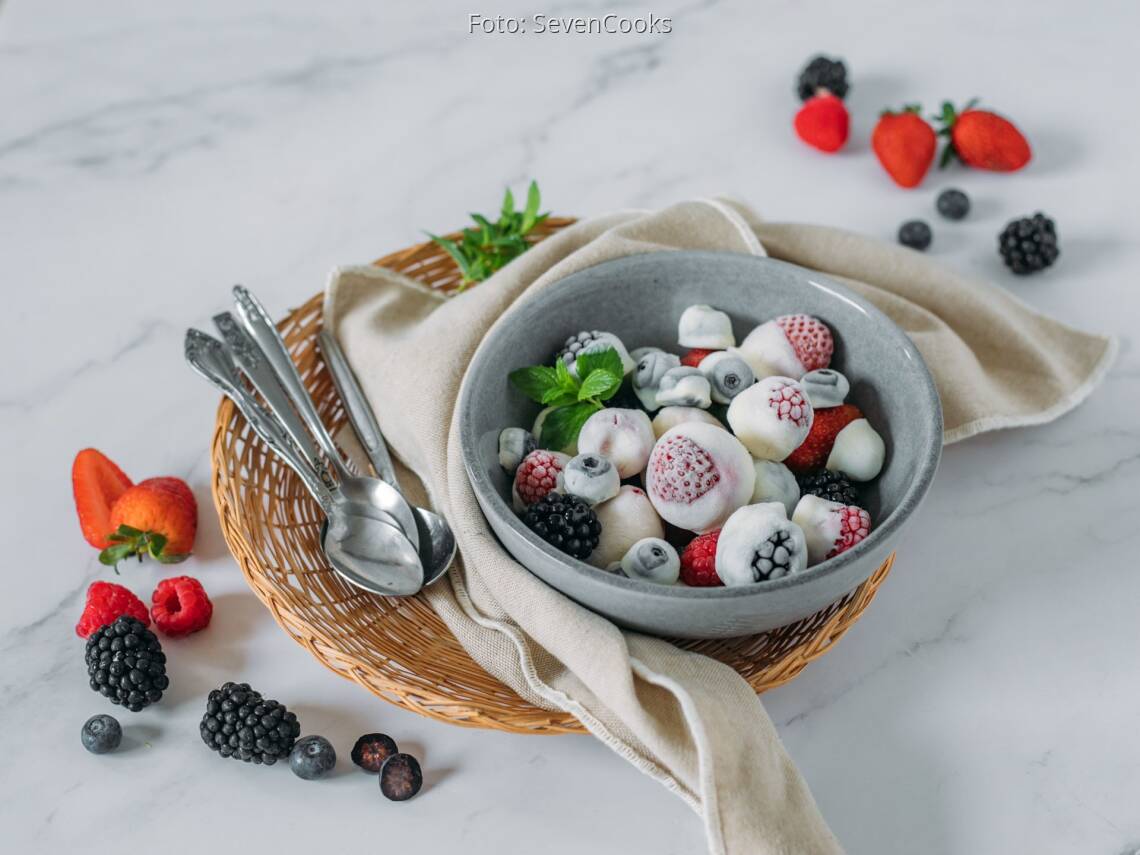 Veganes Rezept: Frozen Joghurt Berries 2
