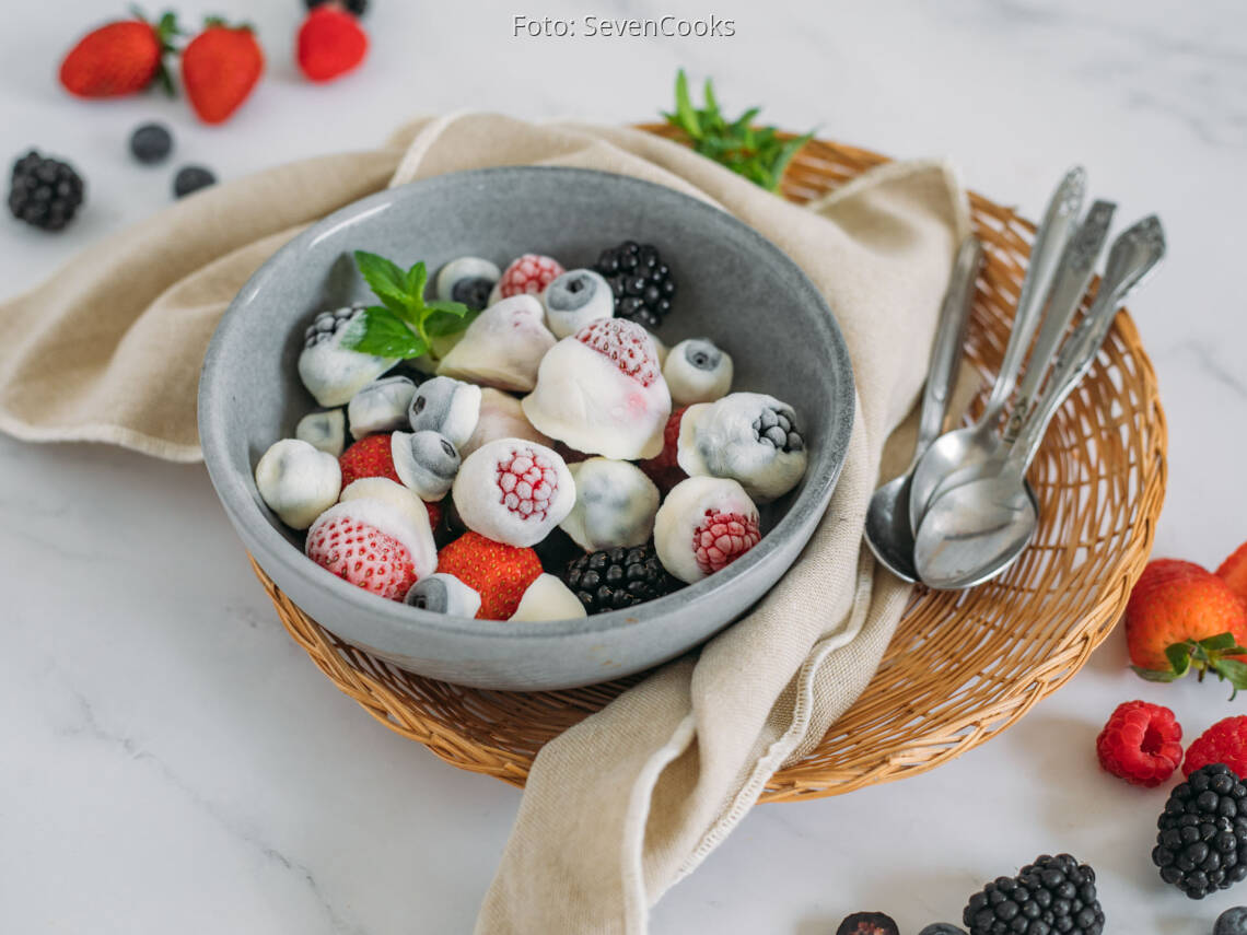 Veganes Rezept: Frozen Joghurt Berries 3