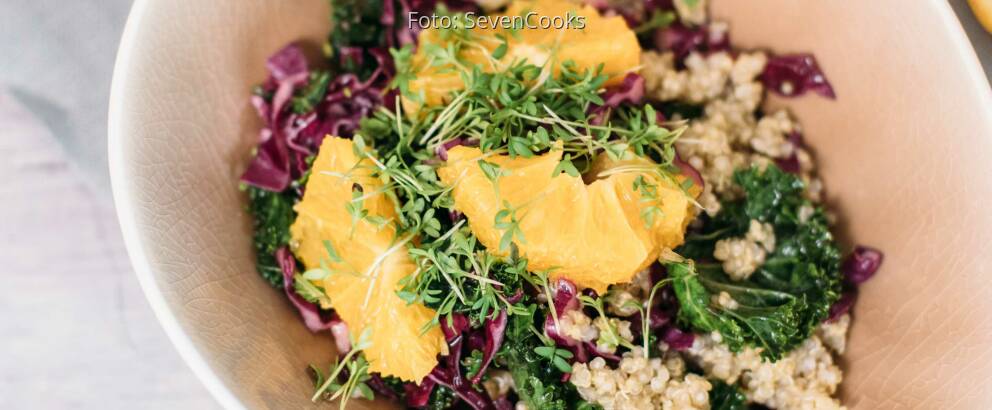 Veganes Rezept: Fruchtiger Grünkohlsalat 3