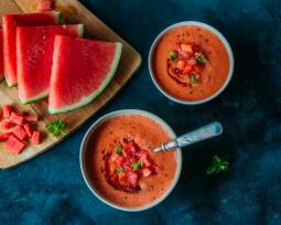 Veganes Rezept: Gazpacho von der Wassermelone 1