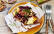 Veganes Rezept: Gebackene Süßkartoffeln mit Hummus