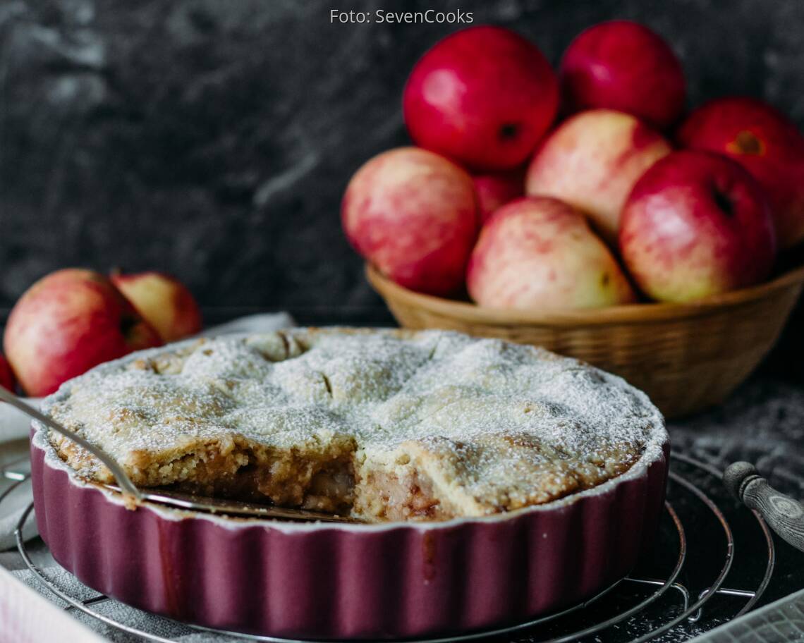 Veganes Rezept: Gedeckter Apfelkuchen 2.1