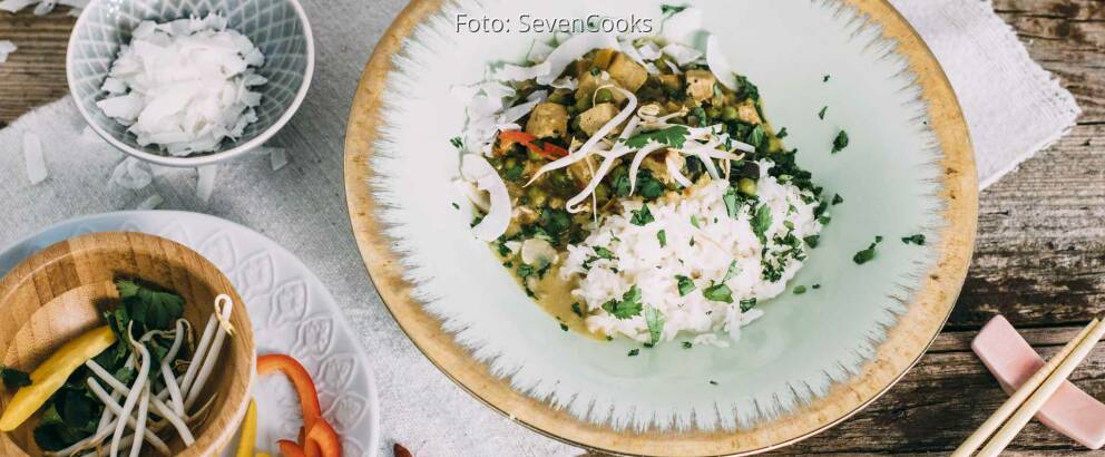 Veganes Rezept: Gelbes Thai Curry