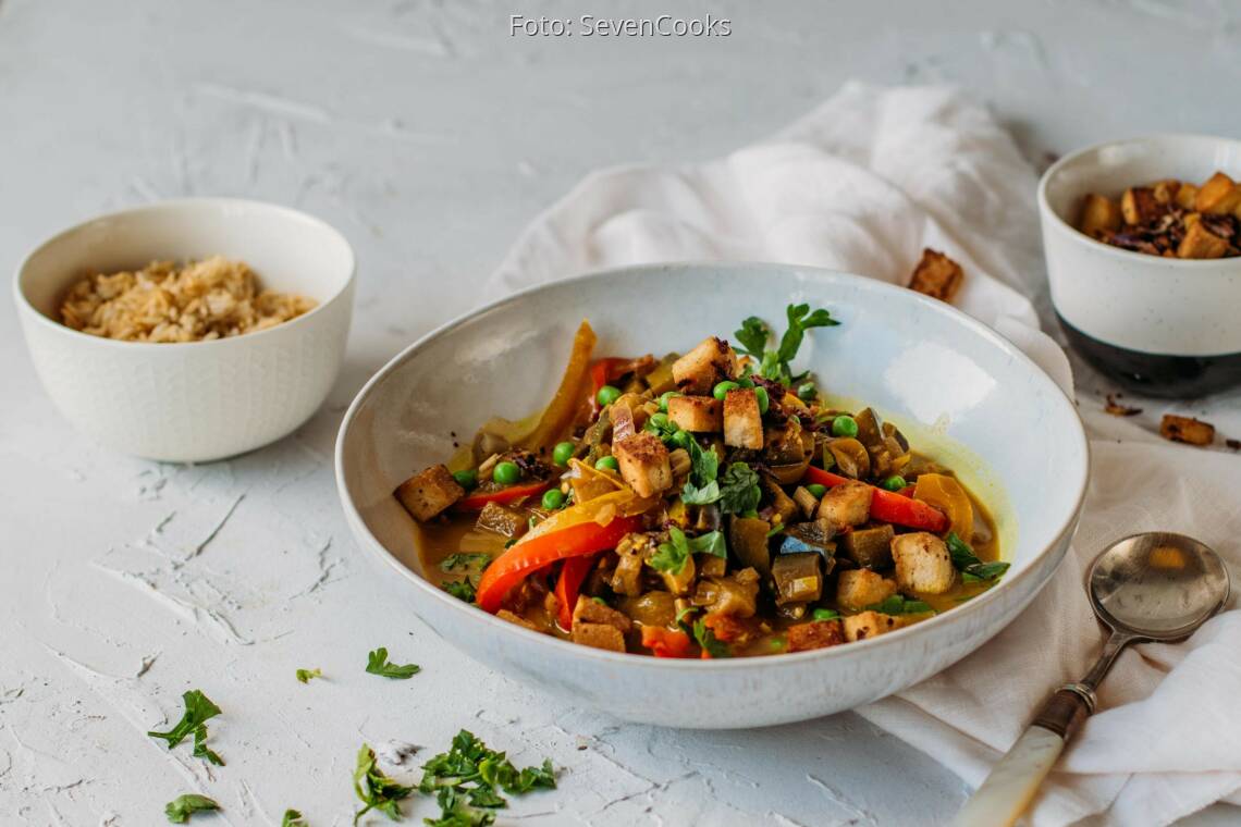 Veganes Rezept: Gelbes Thai Curry  2