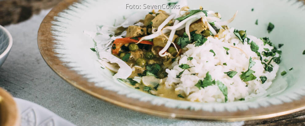 Veganes Rezept: Gelbes Thai Curry
