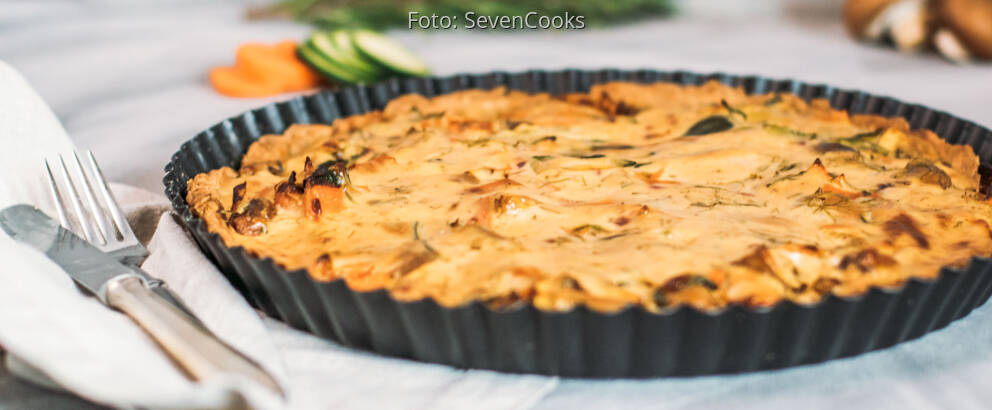 Veganes Rezept: Gemüse-Tarte 2