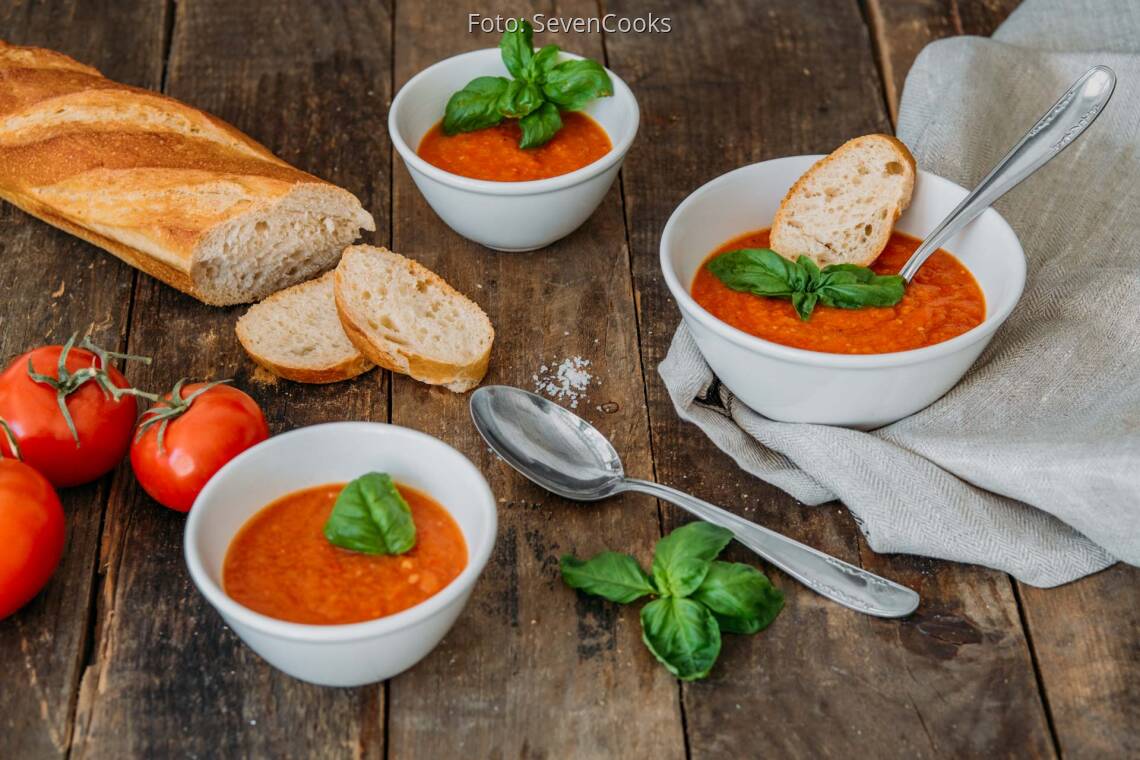 Veganes Rezept: Geröstete Tomatensuppe 3