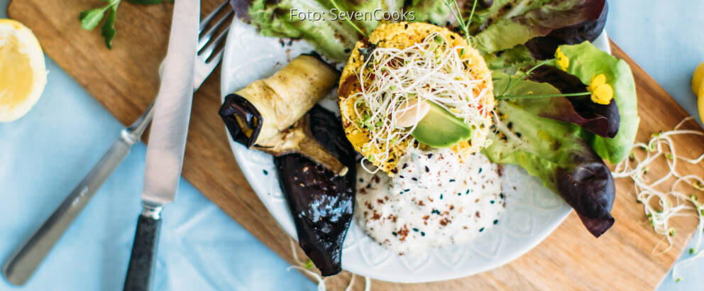 Veganes Rezept: Glutenfreier orientalischer Couscous-Salat