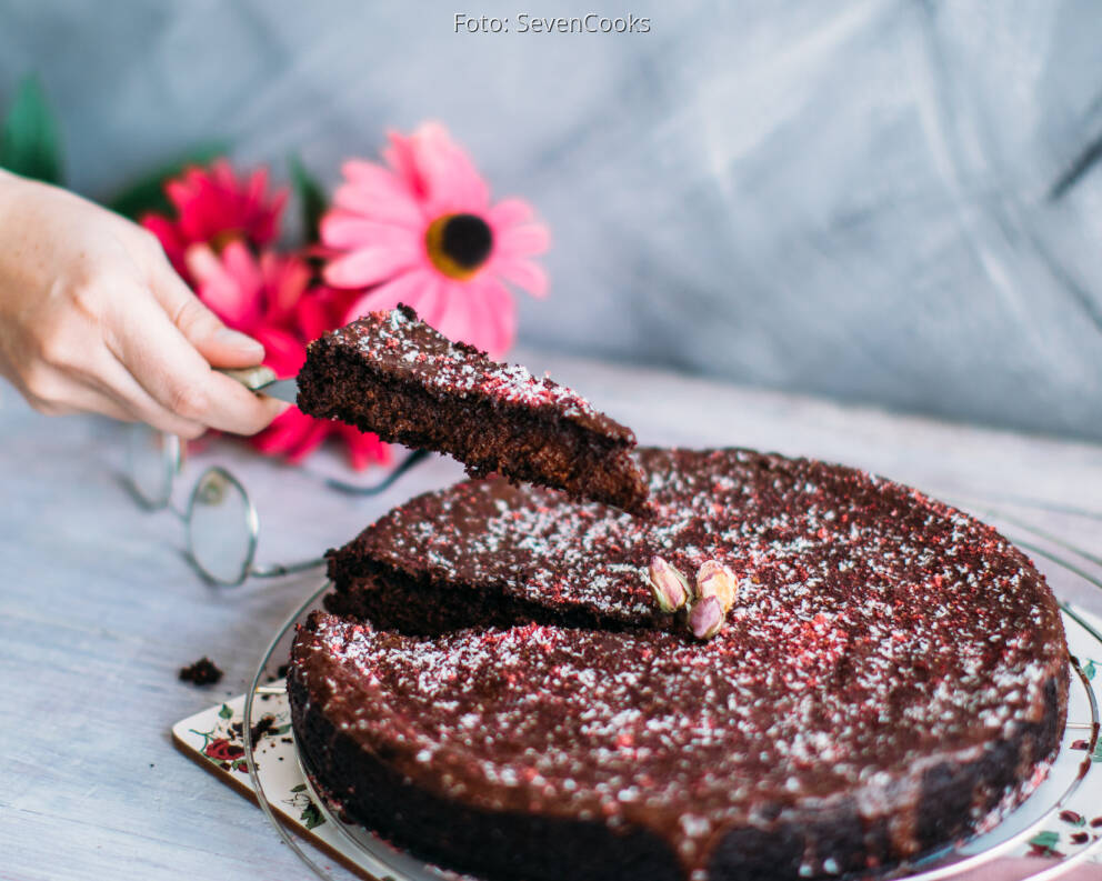 Glutenfreier Rote Bete Schokoladen Kuchen von SevenCooks