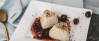 Veganes Rezept: Grießbrei-Dessert mit Kirschkompott