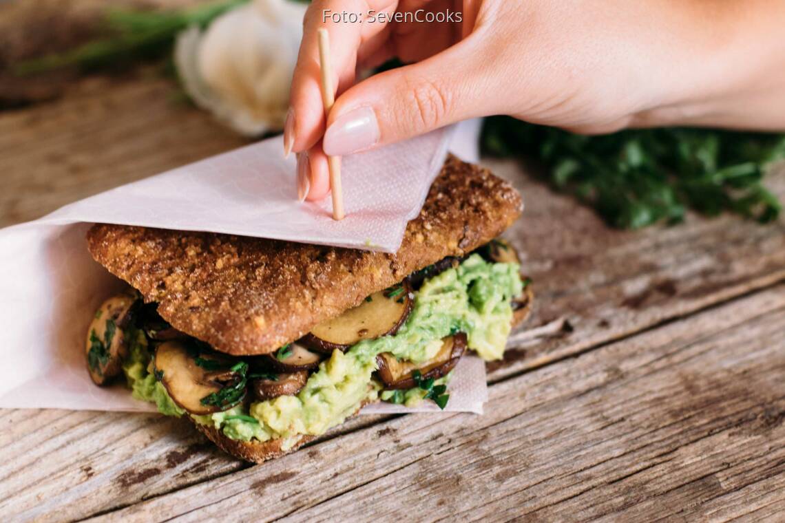 Veganes Rezept: Grilled-Mushroom-Sandwich