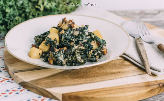 Grunkohl Mit Kartoffeln Und Rauchertofu Sevencooks