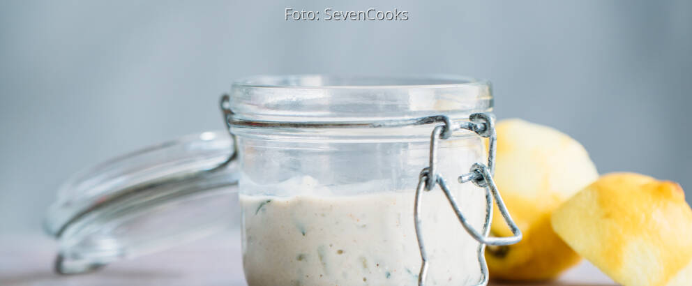 Veganes Rezept: Gurken-Joghurt-Dip