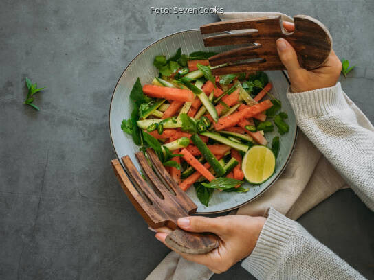 Gurken-Wassermelonen-Salat von SevenCooks