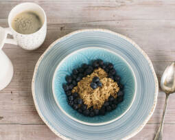 Veganes Rezept: Heidelbeer-Porridge mit Zimt_1