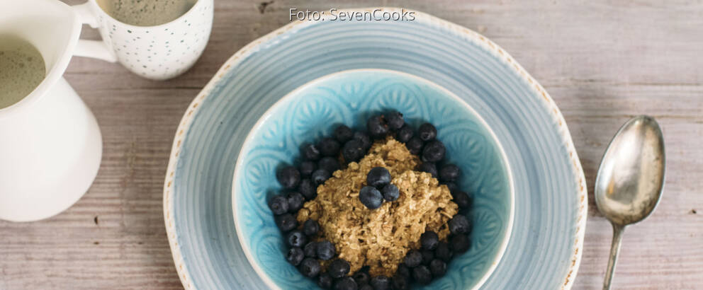 Veganes Rezept: Heidelbeer-Porridge mit Zimt_1