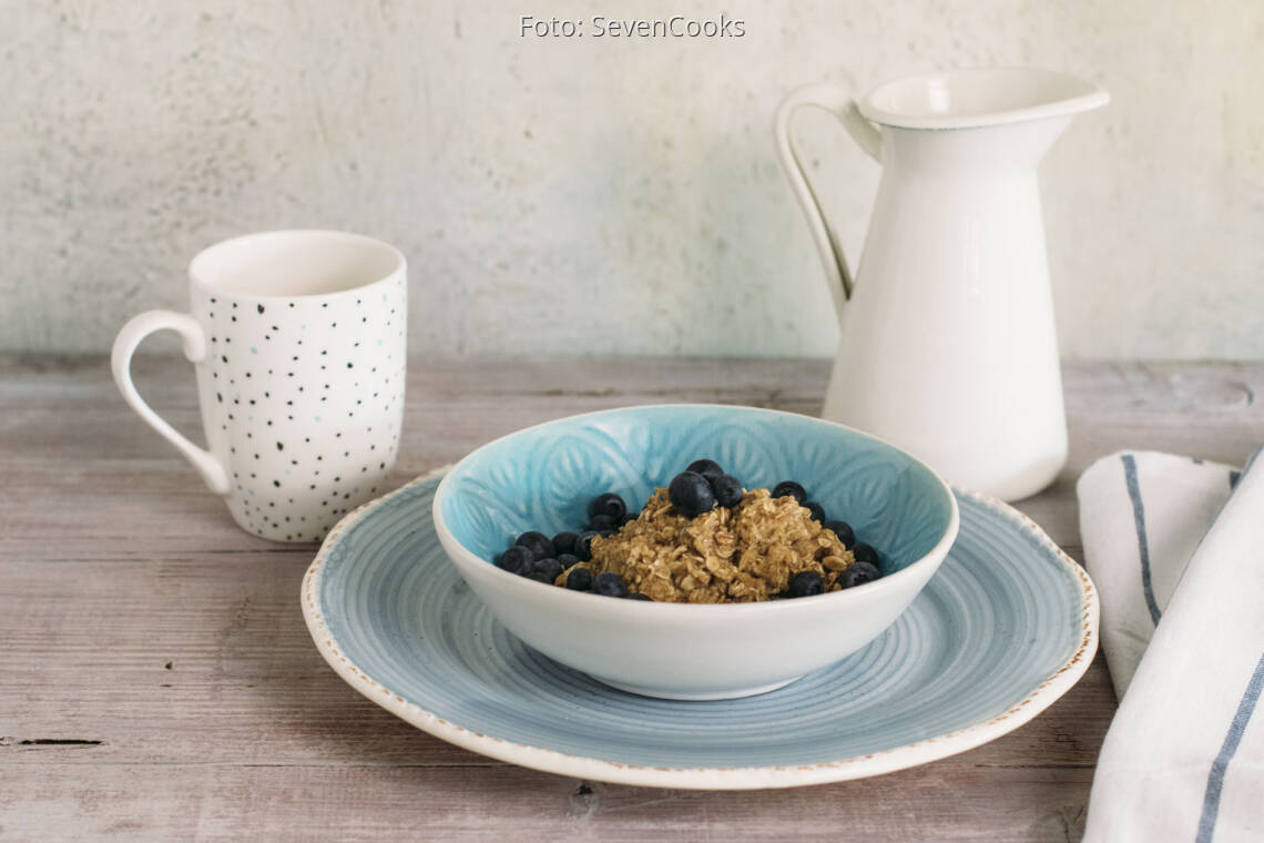 Veganes Rezept: Heidelbeer-Porridge mit Zimt_2