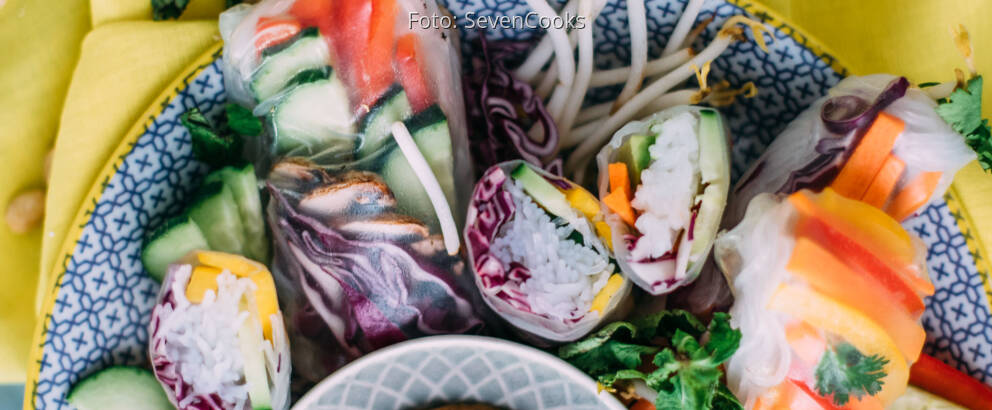 Veganes Rezept: Herzhafte Summerrolls