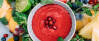 Veganes Rezept: Himbeer-Minze-Dip
