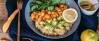 Veganes Rezept: Hirse-Bowl mit Spinat und Süßkartoffel