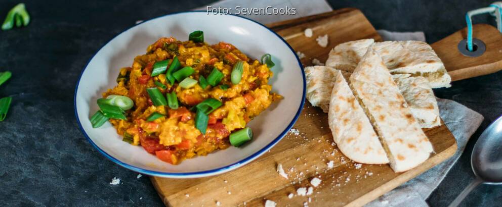 Veganes Rezept: Indischer Linseneintopf 1