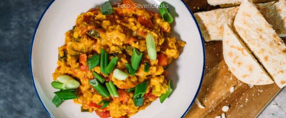 Veganes Rezept: Indischer Linseneintopf 2