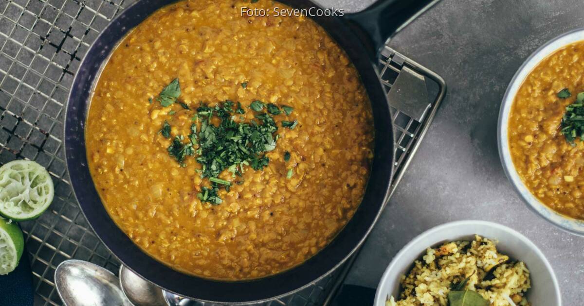Original Indisches Dal Rezept mit roten Linsen | SevenCooks