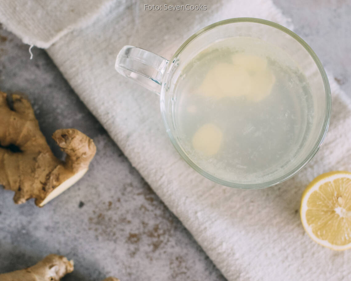 Veganes Rezept: Ingwer-Zitronen-Tee 2