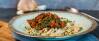 Veganes Rezept; Jackfruit-Gulasch an Bandnudeln 1