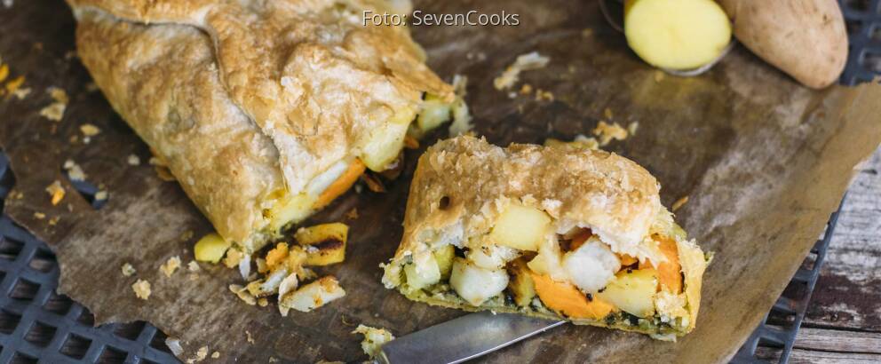 Veganes Rezept: Kartoffel-Bärlauch-Strudel_2