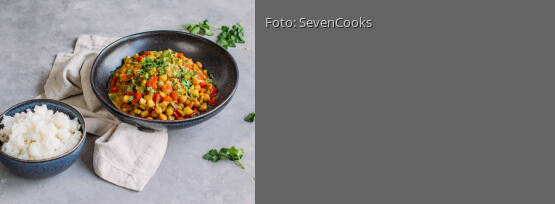 Rezeptbild für "Kichererbsen-Zucchini-Curry"