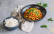 Veganes Rezept: Kichererbsen Zucchini Curry 1