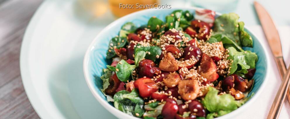 Veganes Rezept: Kirsch-Sesam-Salat_1