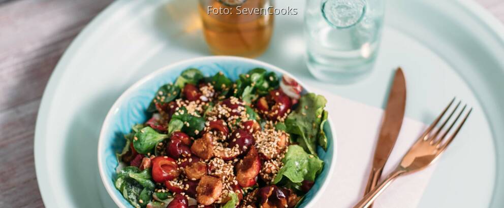 Veganes Rezept: Kirsch-Sesam-Salat_2