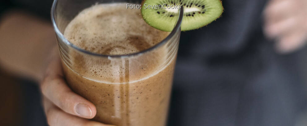 Veganes Rezept: Kiwi Papaya Sport Shake 1