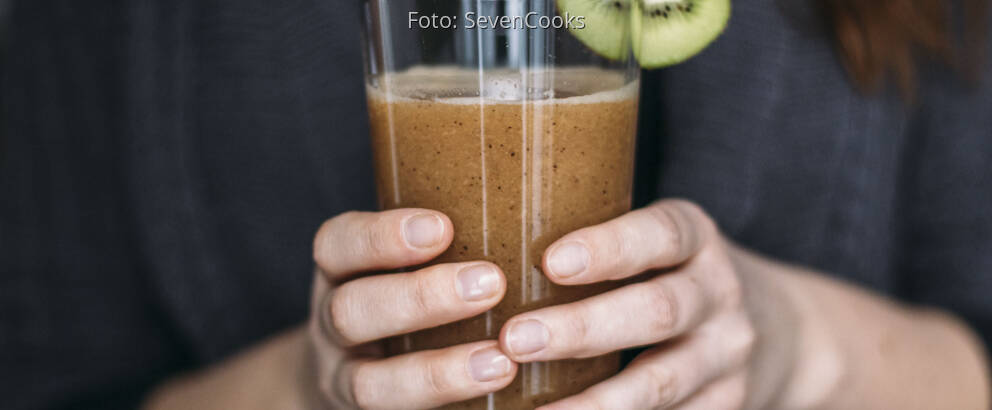 Veganes Rezept: Kiwi Papaya Sport Shake 2