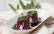 Veganes Rezept: Kokos-Zitronen Pudding mit Heidelbeerkompott