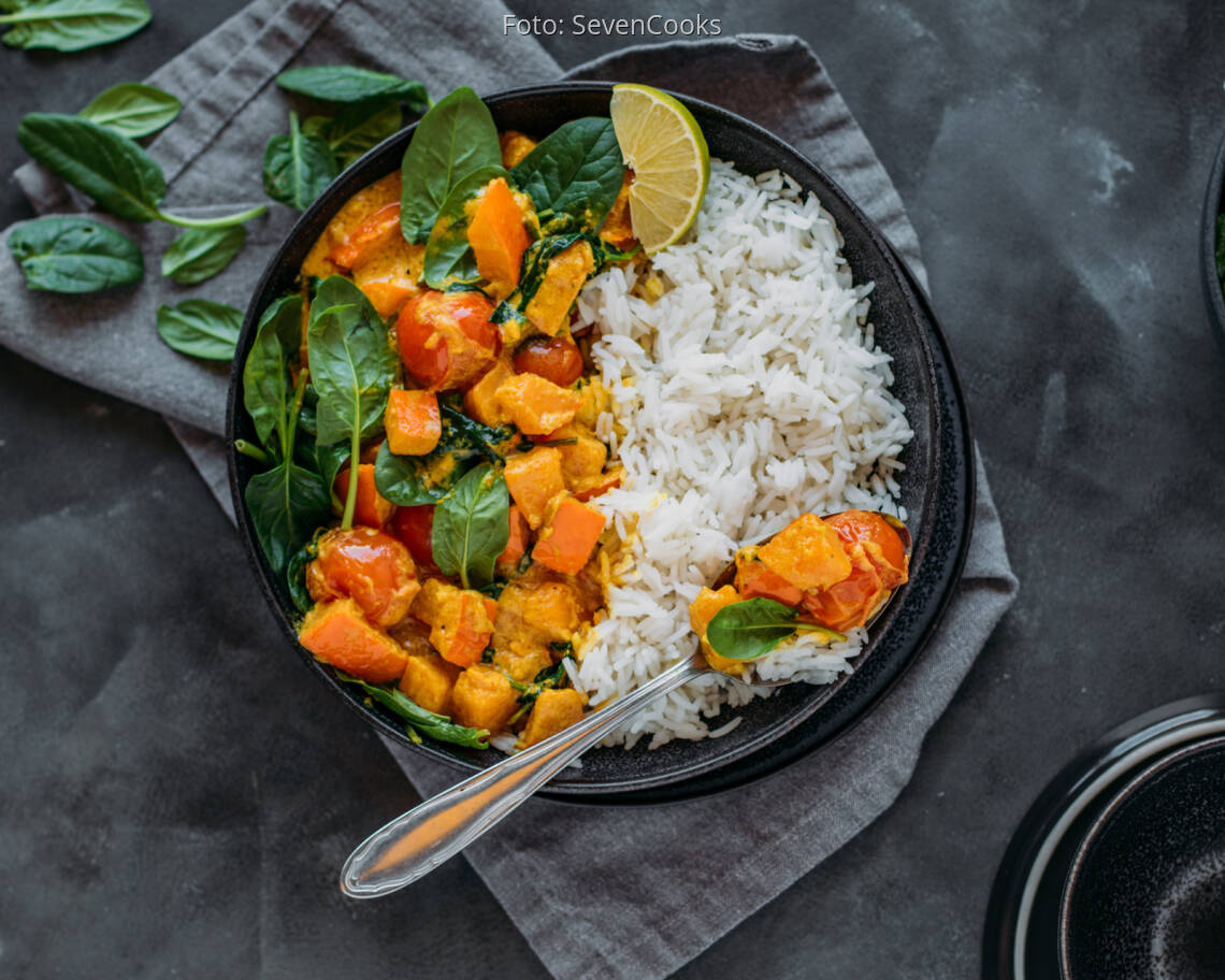 Veganes Rezept: Kürbis-Curry 1