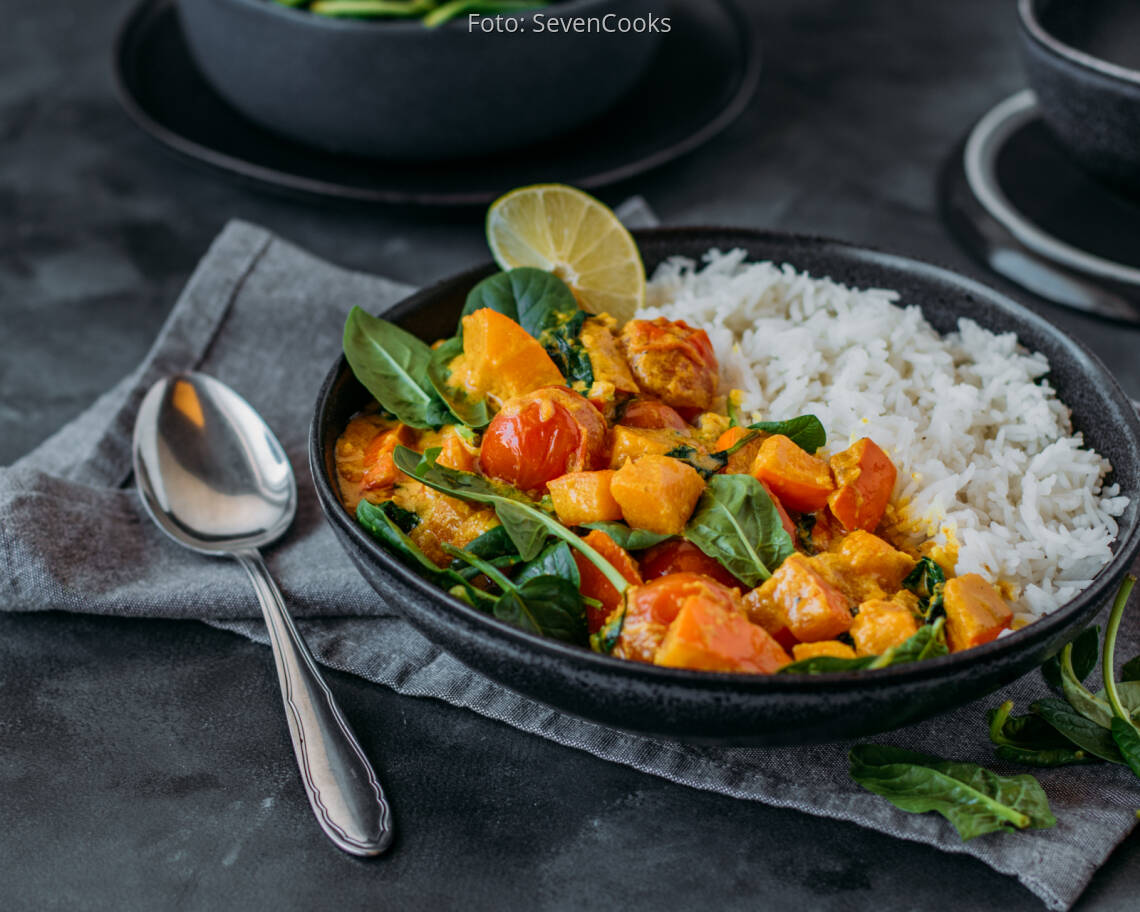 Veganes Rezept: Kürbis-Curry 2