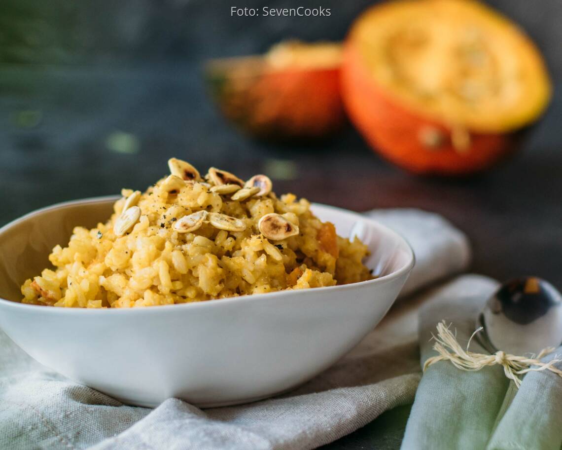 Veganes Rezept: Kürbisrisotto 1