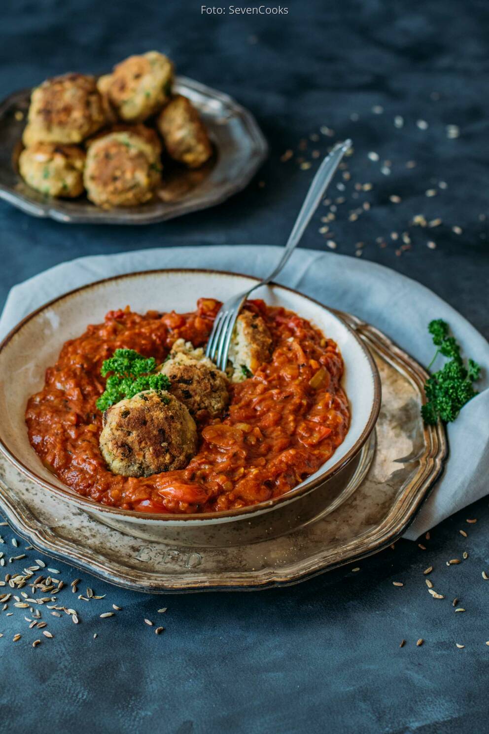 Malai Kofta - indische Kartoffelbällchen in Tomatensauce von SveaCooks