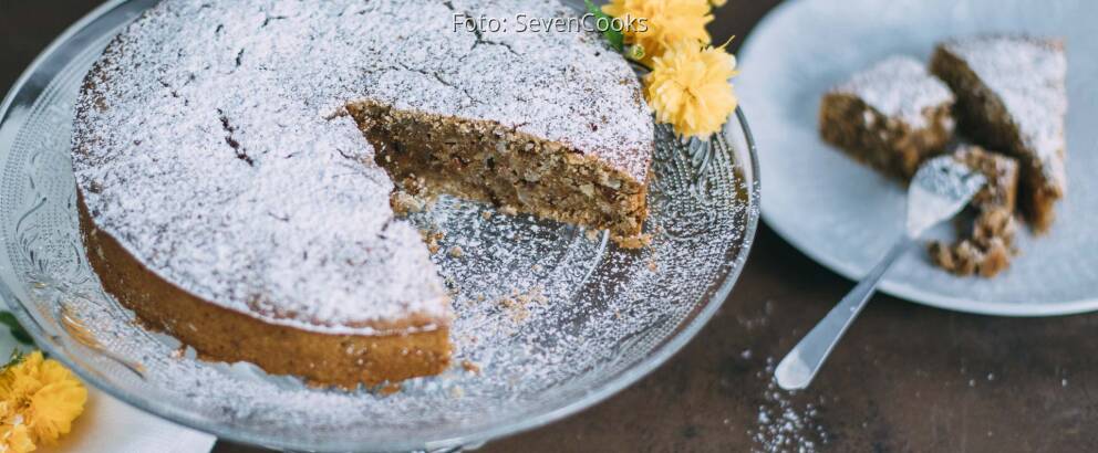 Veganes Rezept: Mandel-Orangen-Kuchen