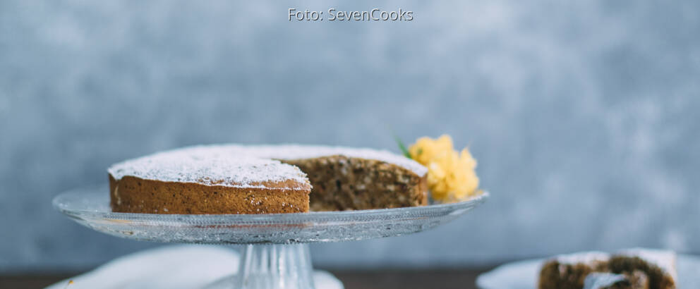 Veganes Rezept: Mandel-Orangen-Kuchen
