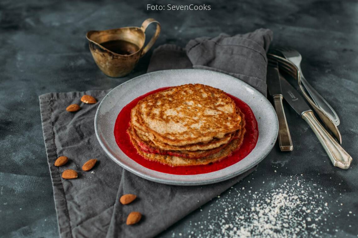 Veganes Rezept: Mandelmehl-Pancakes 2
