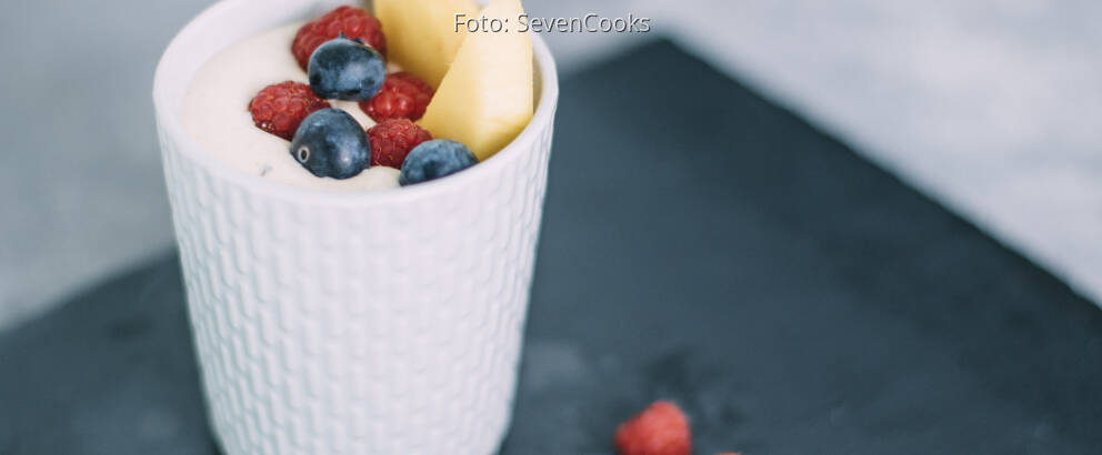 Veganes Rezept: Mango-Quarkdessert
