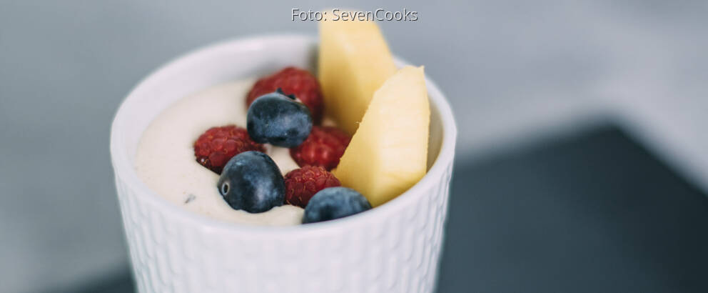 Veganes Rezept: Mango-Quarkdessert
